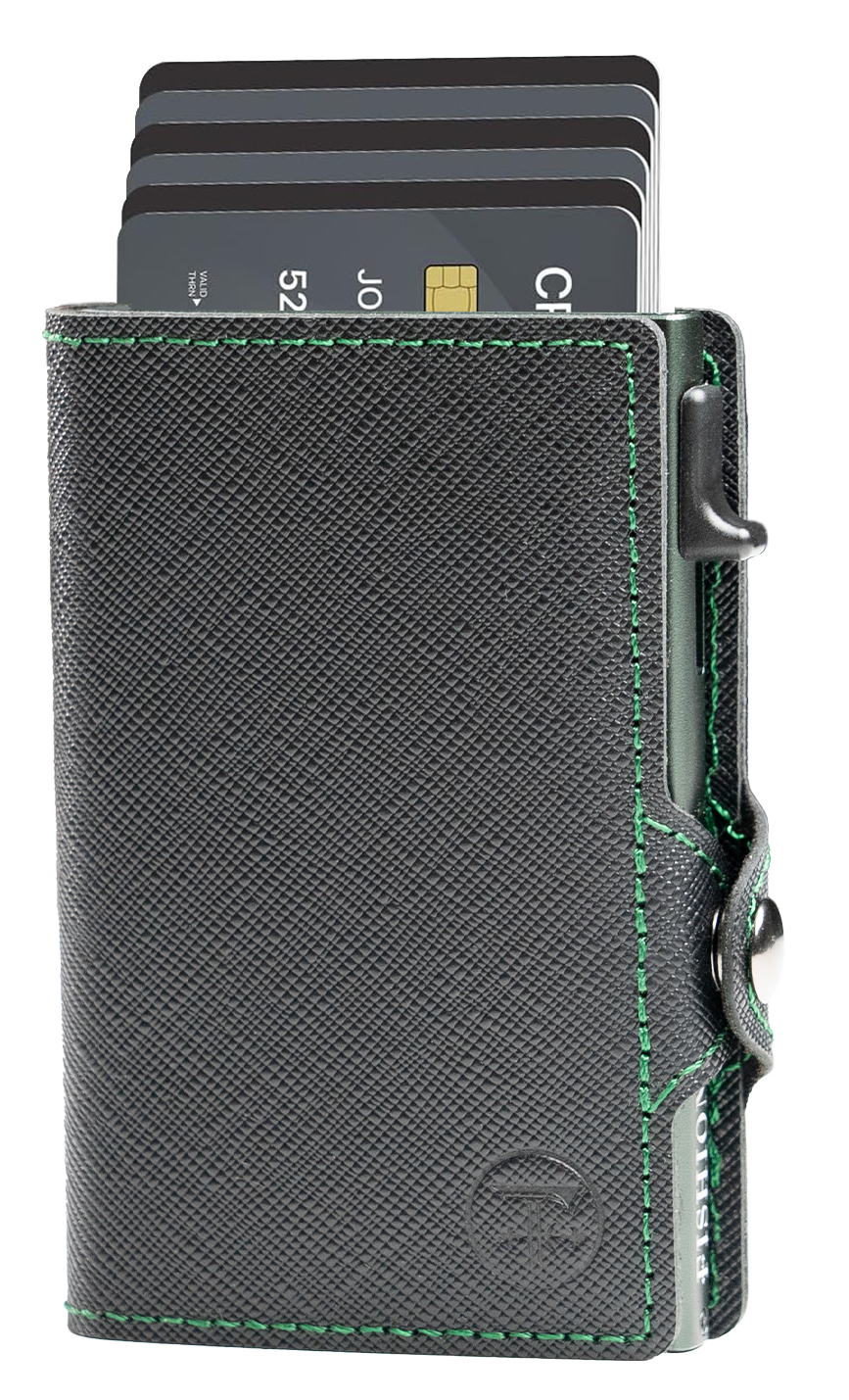 Venus Series Portafoglio RFID Slim AIRTAG NERO